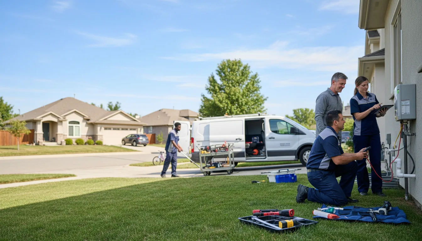 Tankless water heater service in Millsap, TX